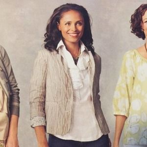 Cabi Seersucker Ginger Snap Blazer Light Size Sm